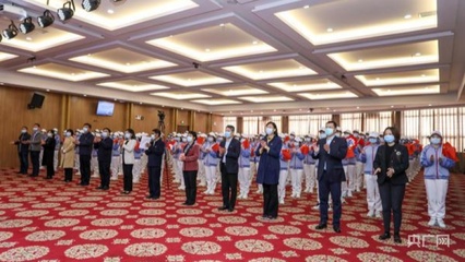 主会场“花落”郑州 河南400余名优秀志愿者宣誓出征，展览展示会务服务全面启动